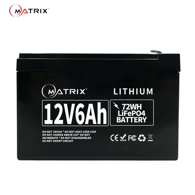 Batterie-tiefer Zyklus-Batterie-Ersatz 6AH 12V LiFePo4 für Blei-Säure-Batterien