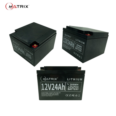Tiefe Zyklus-Lithium-Batterie LFP 12V24Ah für Server-Ersatzenergie UPS