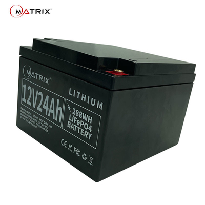 Tiefe Lithium-Ion Lifepos 4 des Zyklus-12V 24Ah Batterie für Ersatzenergie UPS