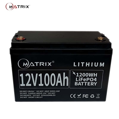 100Ah 12V LiFePO4 für Solarspeichersystem-Lithium Ion Battery