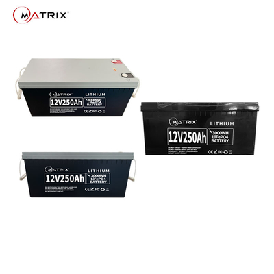Lithium-Batterie des Ersatz-Lifepo4 für Ersatzstromnetz 12V250AH von der MATRIX