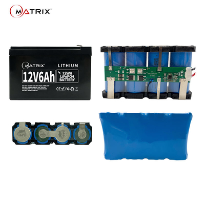 Lithium-Eisen-Batterie LiFEPO4 12V 6Ah