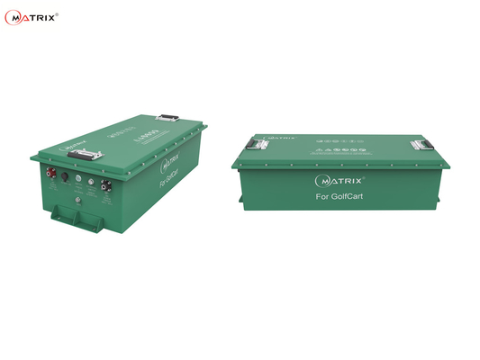 Golf-Autobatterie-lange Lebensdauer Matrix-Lithium-Ion Battery Lifepos 4 48V 51.2V 105Ah