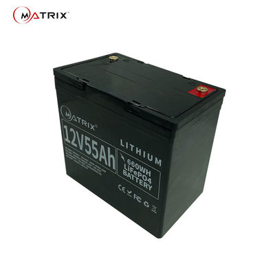 Solarenergie-Batterie-10-jährige Lebenszeit 12V 55Ah LiFePO4