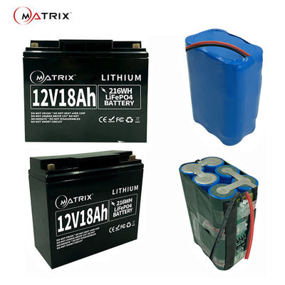 ABS 4S3P Lifepo4 Lithium-Batterie-langes Zyklus-Leben des Lithium-Batterie-Satz-12v 18ah